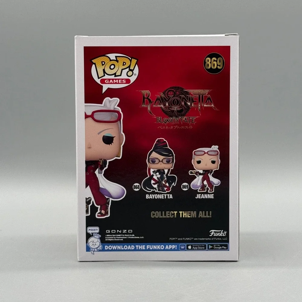 Funko Pop! #869 Jeanne Bayonetta Bloody Fate Exclusive w/ Protector *Vaulted*